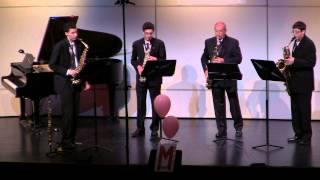 2013 Mainland Regional High Saxophone Quartet Charmant Papillon