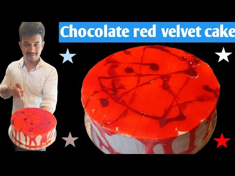Yummy  chocolate red velvet cake | simple making | superhit tasty | how to make red velvet recipe..