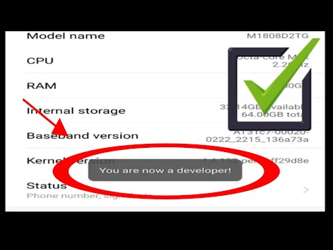 How to Activate Developer Mode in Xiaomi Mi 8 Lite (Android 9 Pie / MIUI Global 10.2)