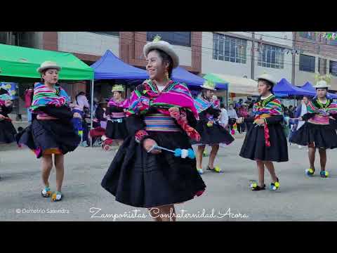 Zampoñistas Confraternidad Acora - Parada Candelaria 2026