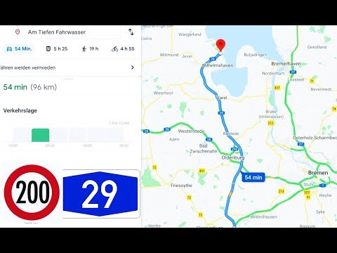 Die A 29 Autobahn KOMPLETT bei max. 200 km/h - ca. 96 km Strecke 14.03.2020