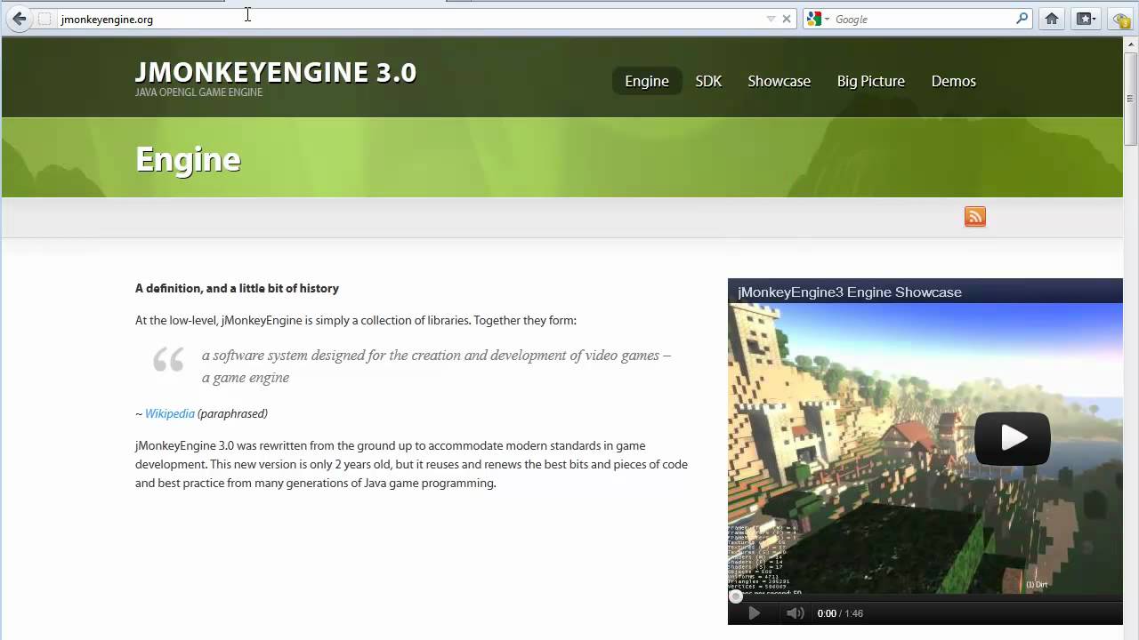 [Tutorial] What is the jMonkeyEngine?