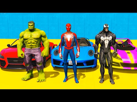 BIG HULK VS SPIDERMAN - Spider-Man vs Venom Team 😱 One Team Wins | #spiderman #hulk #spidermanvshulk
