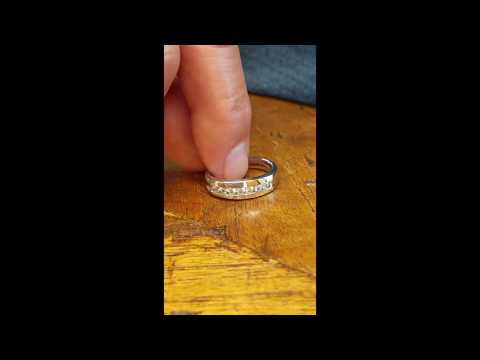 0.98 Ct. 7 Stone Channel Set Men's Wedding Band - TwoBirch - TB-GR-0003-WG-L