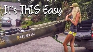 HOBIE Pro Angler 14 - how to load and unload