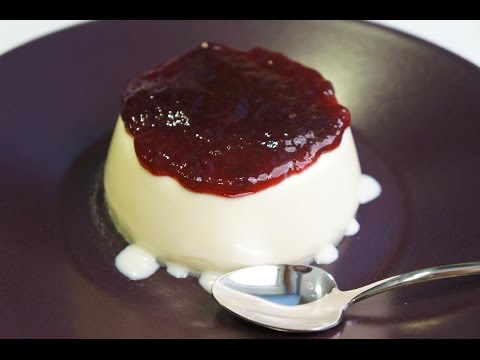 Panacota de chocolate blanco