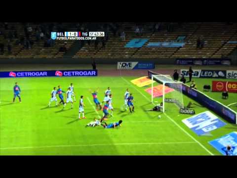 Estupendo Olave. Belgrano 1 - Tigre 0. Fecha 20. Primera División 2015. FPT.