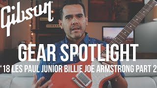Video thumbnail for Gear Spotlight - 2018 Gibson Les Paul Junior Billie Joe Armstrong Part 2 by 90s Punk Rock Covers
