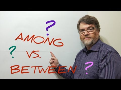 English Tutor Nick P Lesson (394) The Difference Between Among and Between