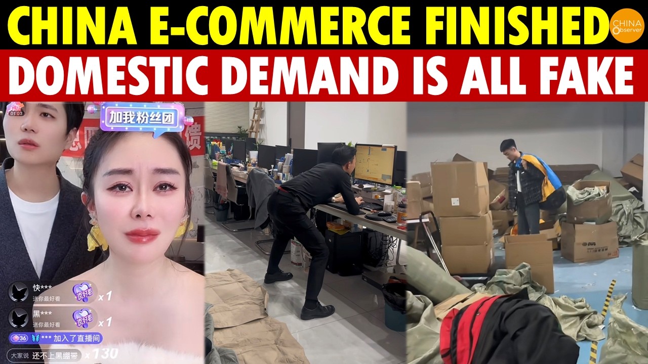 China E-Commerce Is Finished—“Strong Domestic Demand” Is ALL FAKE, Domestic Circulation Doesn’t Work