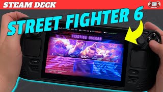 Street Fighter 6 on Steam Deck  - The Fighting Ground Mode Playthrough
