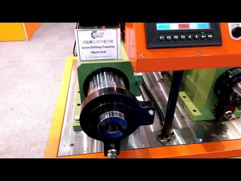 Servo drilling-tapping spindle head