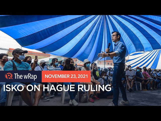 Isko Moreno to assert Hague ruling if elected president