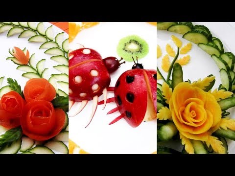 10 Super Fruits Decoration Ideas - Fruits Plate Decoration