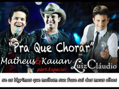 Video thumbnail for Pra Que Chorar