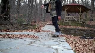 preview picture of video 'Notis Aggelis tre flip in the woods'