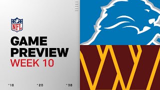 Detroit Lions vs Washington Commanders | Week 10 Game Preview