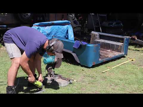 LandCruiser Restoration - Building a body rotisserie