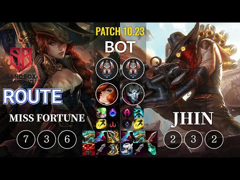 SB Route Miss Fortune vs Jhin Bot - KR Patch 10.23