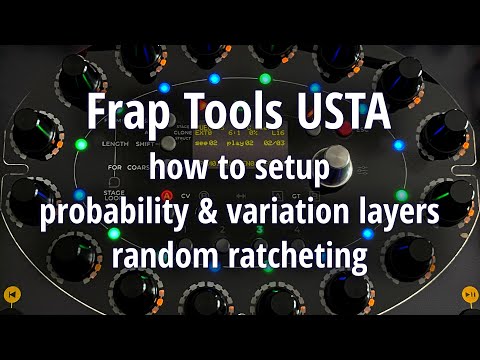 Frap Tools USTA Tutorial: probability, variation, ratcheting