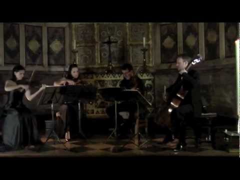 Badke Quartet - Mendelssohn string quartet No.6 in F minor, Op. 80 (2. Allegro assai)