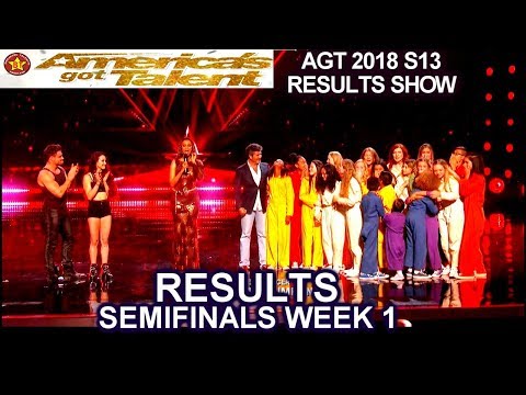 RESULTS Semi-Finals 1 JUDGES SAVE Voices of Hope Duo Transcend  America's Got Talent 2018 AGT