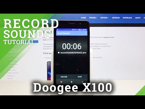 How to Record Sounds with Doogee X100 – Use Voice Recorder