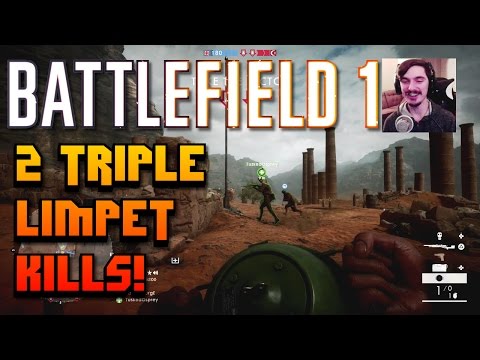 2 Triple Limpet Kills in a Row! | Battlefield 1 Live Multiplayer Gameplay | Ep. 2