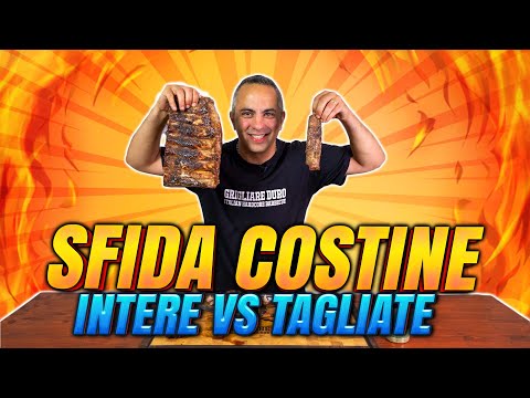 Sfida Costine intere VS Tagliate | Come cucinare le Costine di maiale alla griglia | Grigliare Duro