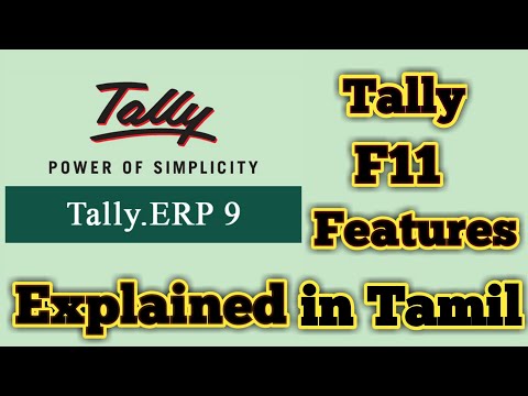 Tally ERP 9  Inventory Features (F2) explained in Tamil - Tally Tutorial