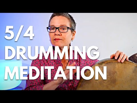 Drumming Meditation 5/4 Frame Drum Rhythm
