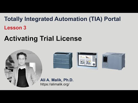TIA Portal: Lesson 3 _ Activating Trial License