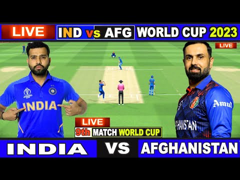 Live: IND Vs AFG, ICC Cricket World Cup | Live Match Centre | India Vs Afghanistan | 1st Inning