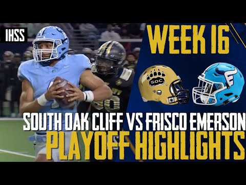 South Oak Cliff vs Frisco Emerson - 2023 Week 16 Football Highlights