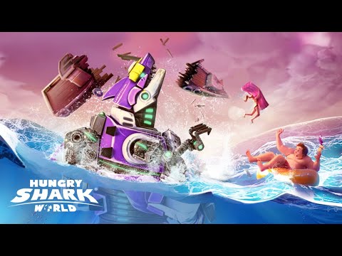 MECHA  SHARKJIRA NEW LIVE EVENT (THE FURTHEST TRAVELER) - Hungry Shark World