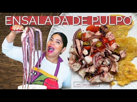 Making Ensalada de Pulpo (Puerto Rican Octopus Salad) - Dining Traveler Cooking Series