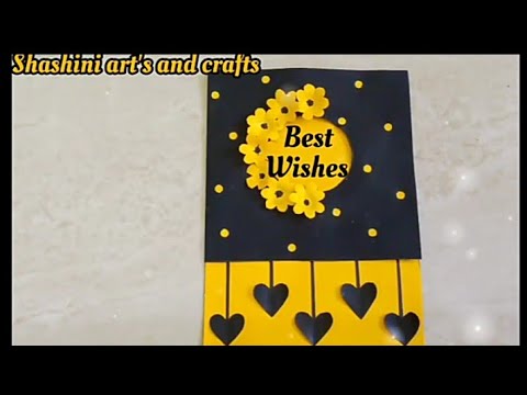 Best wishes greeting card / shashini arts and crafts