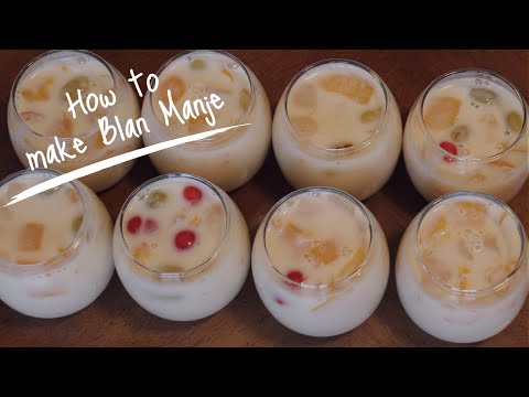 Haitian Recipes: Haitian Coconut Fruit Dessert |  Blan Manje