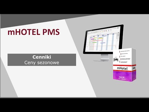 Program hotelowy mHotel - ceny sezonowe