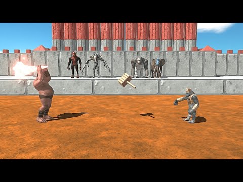 INFERNALS VS MUTANT PRIMATES + MODERN MAMMALS Tournament - Animal Revolt Battle Simulator