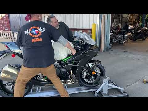2026 Kawasaki Ninja H2 Unboxing ￼and it’s for sale.