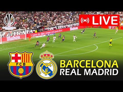 LIVE: Barcelona vs Real Madrid | THE FINAL | Spain Supercup - Women 2026 | eFootball Gameplay