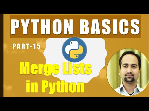 Python Tutorial For Beginners Part 15 Merging List In Python Python Pythonprogramming