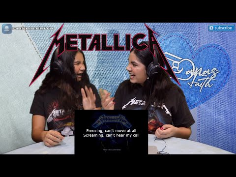 Two Girls React To Metallica - Trapped Under Ice Lyrics (HD)