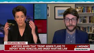 Aaron Reichlin-Melnick on Rachel Maddow talking Trump immigration policy