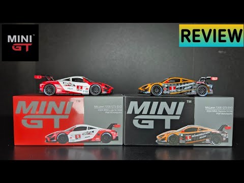 Well Done!  Mini GT - McLaren 720S GT3 EVO - Pfaff Motorsports 2024 IMSA - REVIEW