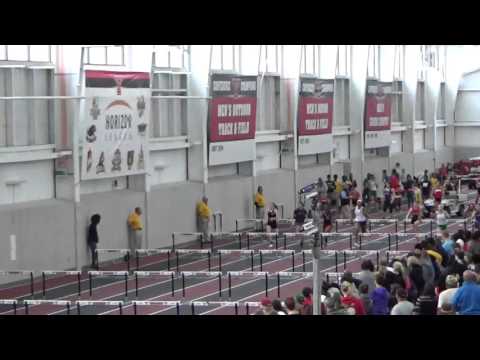 YSU 1-9-2016 - GIRLS 60m Hurdle Finals - Khala