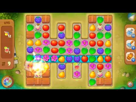 Gardenscapes Level 695 NO BOOSTERS