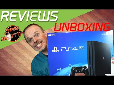 Sony Playstation 4 Pro - Unboxing - Ersteindruck - PS4 Pro - PSPro - DasMonty - Deutsch German