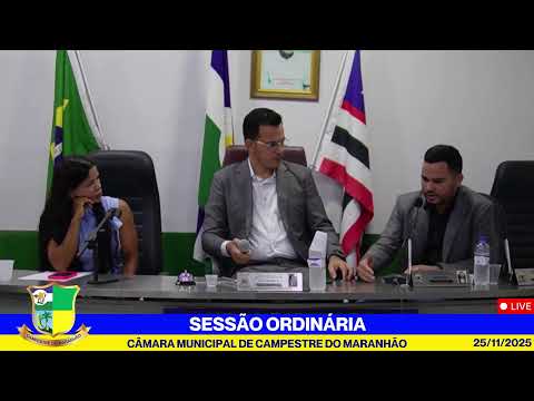 Sessão Ordinária da Câmara Municipal de Campestre do Maranhão - 25/11/2025